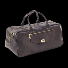 Load image into Gallery viewer, Leather Aviator Turnlock Duffel
