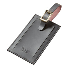 Load image into Gallery viewer, Oversized Rectangular Leather Luggage Tag