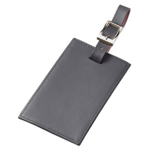 Load image into Gallery viewer, Oversized Rectangular Leather Luggage Tag