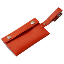 Load image into Gallery viewer, Wrap Leather Luggage Tag
