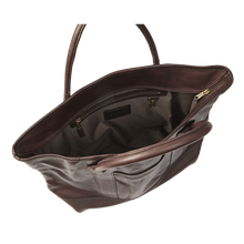 Load image into Gallery viewer, Nantucket Leather Top Tote