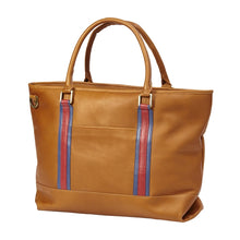 Load image into Gallery viewer, Racer Leather Travel Tote