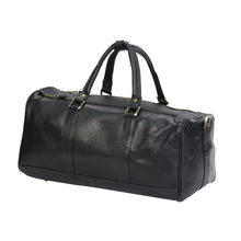 Load image into Gallery viewer, Simple Leather Barrel Gym Bag