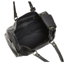 Load image into Gallery viewer, Simple Leather Barrel Gym Bag
