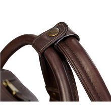 Load image into Gallery viewer, Simple Leather Barrel Gym Bag