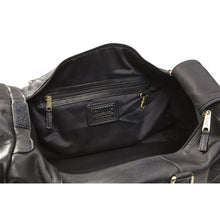 Load image into Gallery viewer, Leather Side Pocket Duffel
