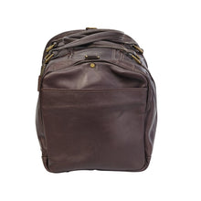 Load image into Gallery viewer, Leather Side Pocket Duffel
