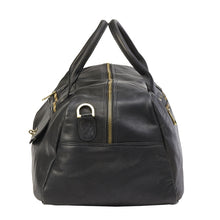 Load image into Gallery viewer, Leather Aviator Turnlock Duffel
