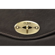 Load image into Gallery viewer, Leather Aviator Turnlock Duffel
