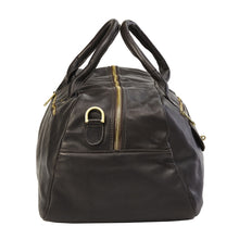 Load image into Gallery viewer, Leather Aviator Turnlock Duffel
