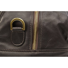 Load image into Gallery viewer, Leather Aviator Turnlock Duffel
