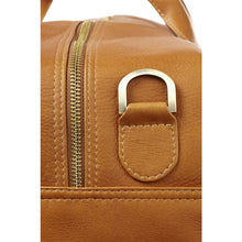 Load image into Gallery viewer, Leather Aviator Turnlock Duffel
