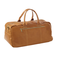 Load image into Gallery viewer, Leather Aviator Turnlock Duffel
