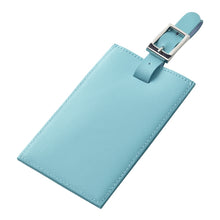 Load image into Gallery viewer, Oversized Rectangular Leather Luggage Tag