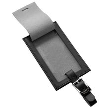 Load image into Gallery viewer, Oversized Rectangular Leather Luggage Tag