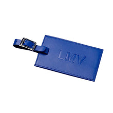 Load image into Gallery viewer, Oversized Rectangular Leather Luggage Tag