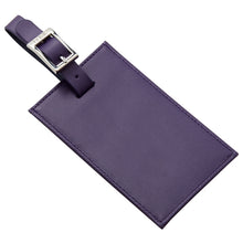 Load image into Gallery viewer, Oversized Rectangular Leather Luggage Tag