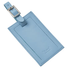 Load image into Gallery viewer, Oversized Rectangular Leather Luggage Tag