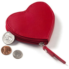 Load image into Gallery viewer, Leather Heart Coin Purse
