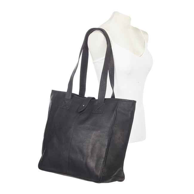 Oversized Vachetta Tote by Clava – CLAVA