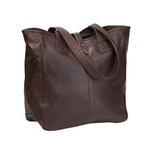 Load image into Gallery viewer, Oversized Vachetta Leather Tote