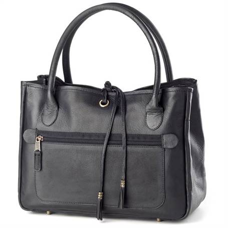 How to clean black leather bag at home?