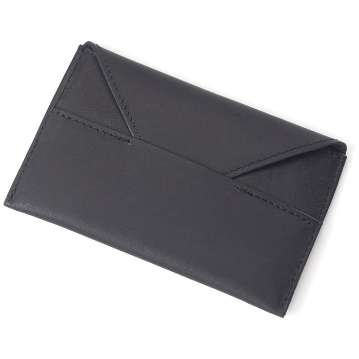Top Grain Leather Envelope-Shaped Card Holder