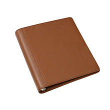 Load image into Gallery viewer, Open 3 Ring Leather Binder
