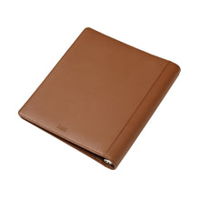 Load image into Gallery viewer, Open 3 Ring Leather Binder

