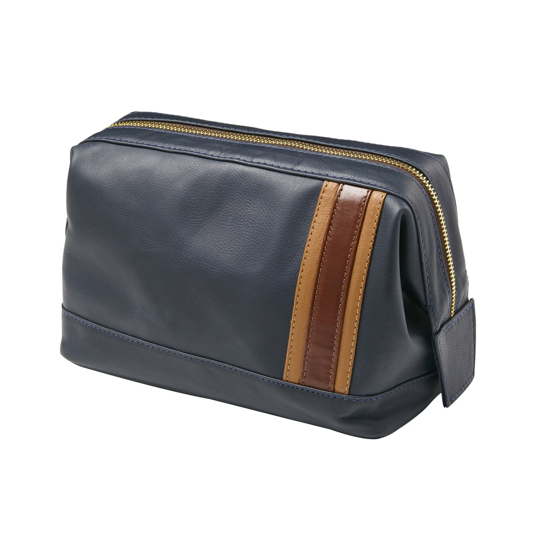 Racer Leather Toiletry Case
