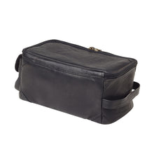 Load image into Gallery viewer, Oversized Leather Turnlock Pocket Travel and Accessory Case

