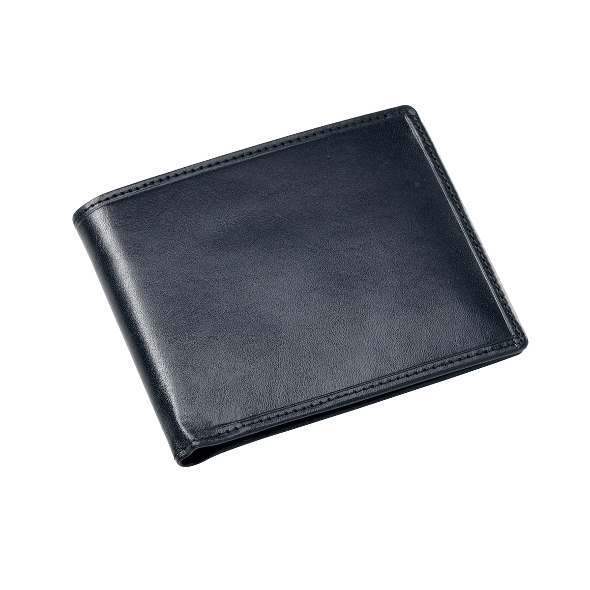 Black Pebble Grain Leather Wallet, Mens Leather Goods