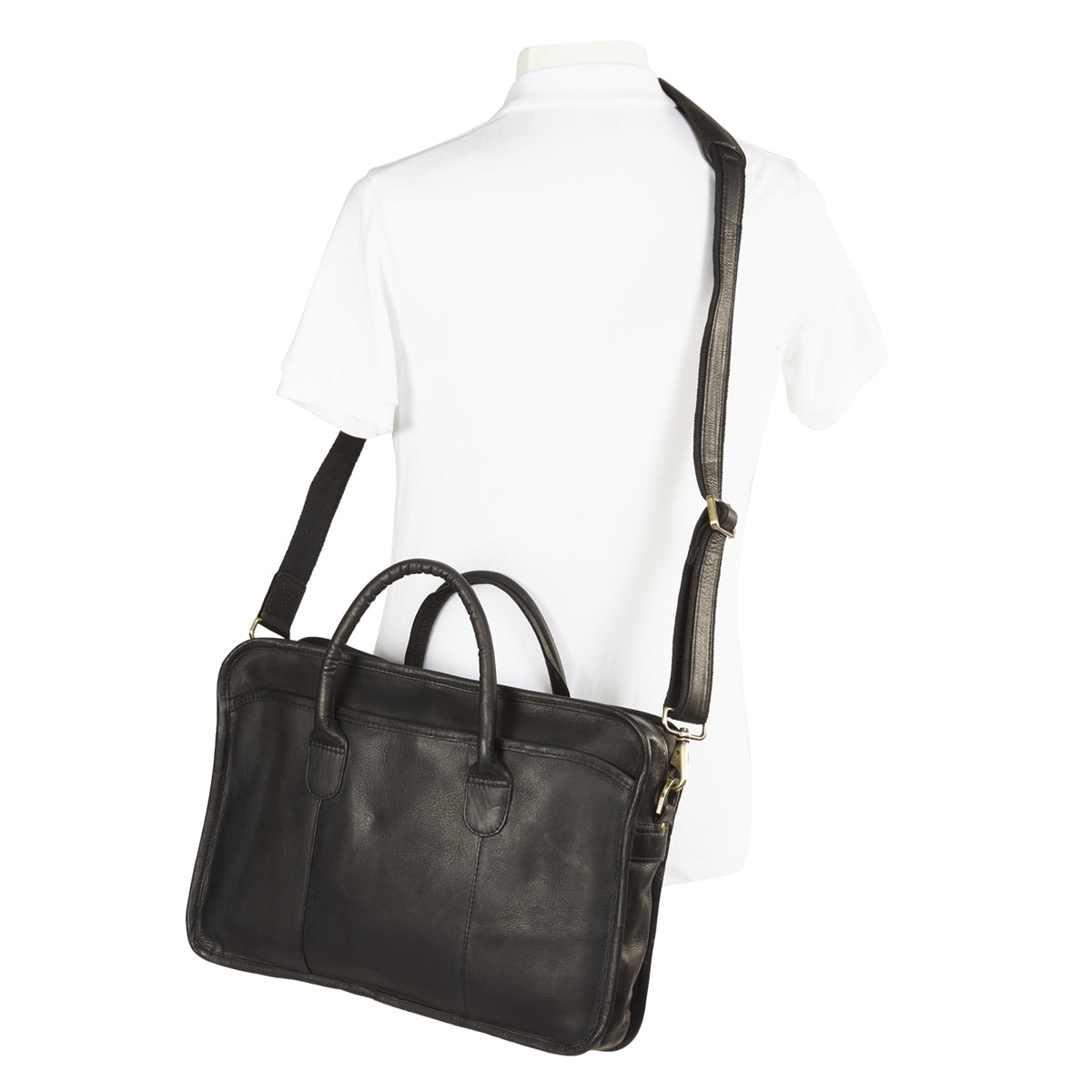 Top Handle Leather Briefcase by Clava – CLAVA