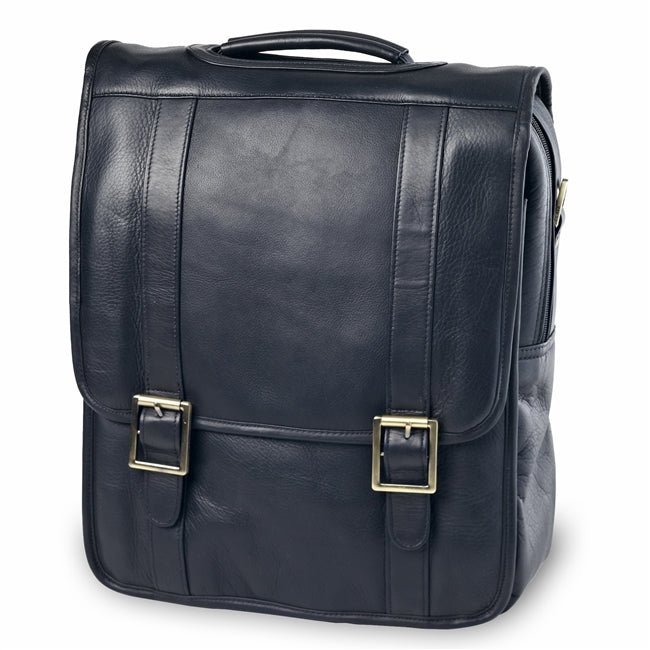 briefcase backpack combo leather Clava Vachetta Leather Upright Porthole Brief
