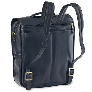 clava leather upright porthole briefcase backpack Leather Upright Porthole Briefcase Backpack