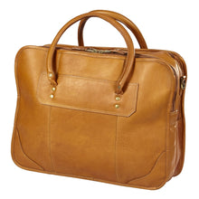 Load image into Gallery viewer, Leather Top Handle Laptop Briefcase
