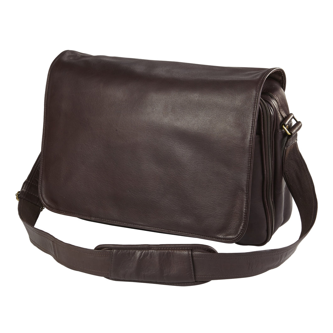 Leather Laptop Messenger Style Case
