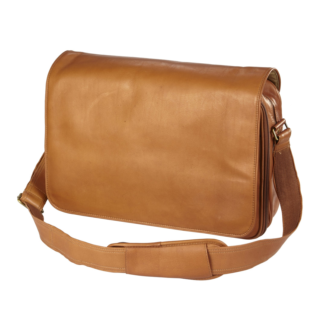 Leather Laptop Messenger Style Case