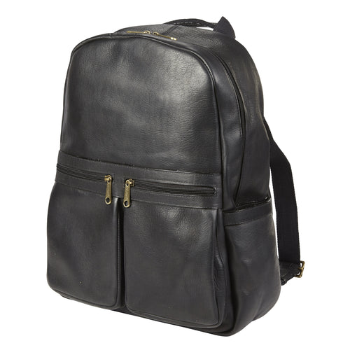 clava vachetta leather urban survival backpack Tan and adjustable shoulder straps. Citypack L | Backpack |