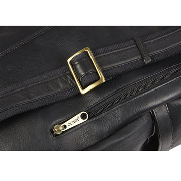 clava vachetta leather urban survival backpack Leather City Laptop Backpack