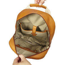 Load image into Gallery viewer, Leather City Laptop Backpack
