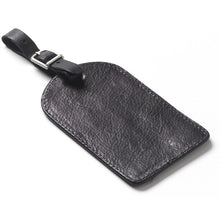 Load image into Gallery viewer, Leather Rectangle Luggage Tag
