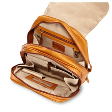 Load image into Gallery viewer, Leather Flap Organizer Backpack
