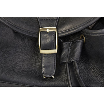 clava brown leather drawstring backpack Clava XL Leather Backpack