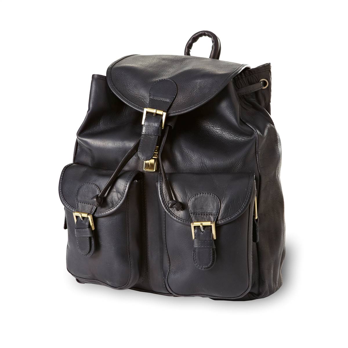 Drawstring Leather Backpack by Clava – CLAVA