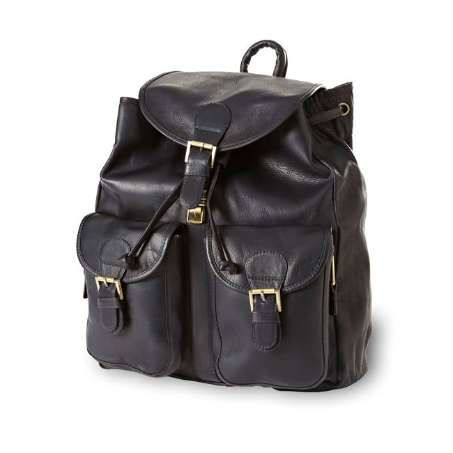 drawstring leather backpack Clava Drawstring Backpack