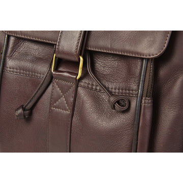 clava turnlock leather backpack Clava Urban Survival Leather Backpack Vachetta Tan