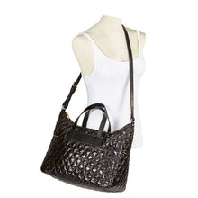 Load image into Gallery viewer, Quilted Messenger Crossbody Tote
