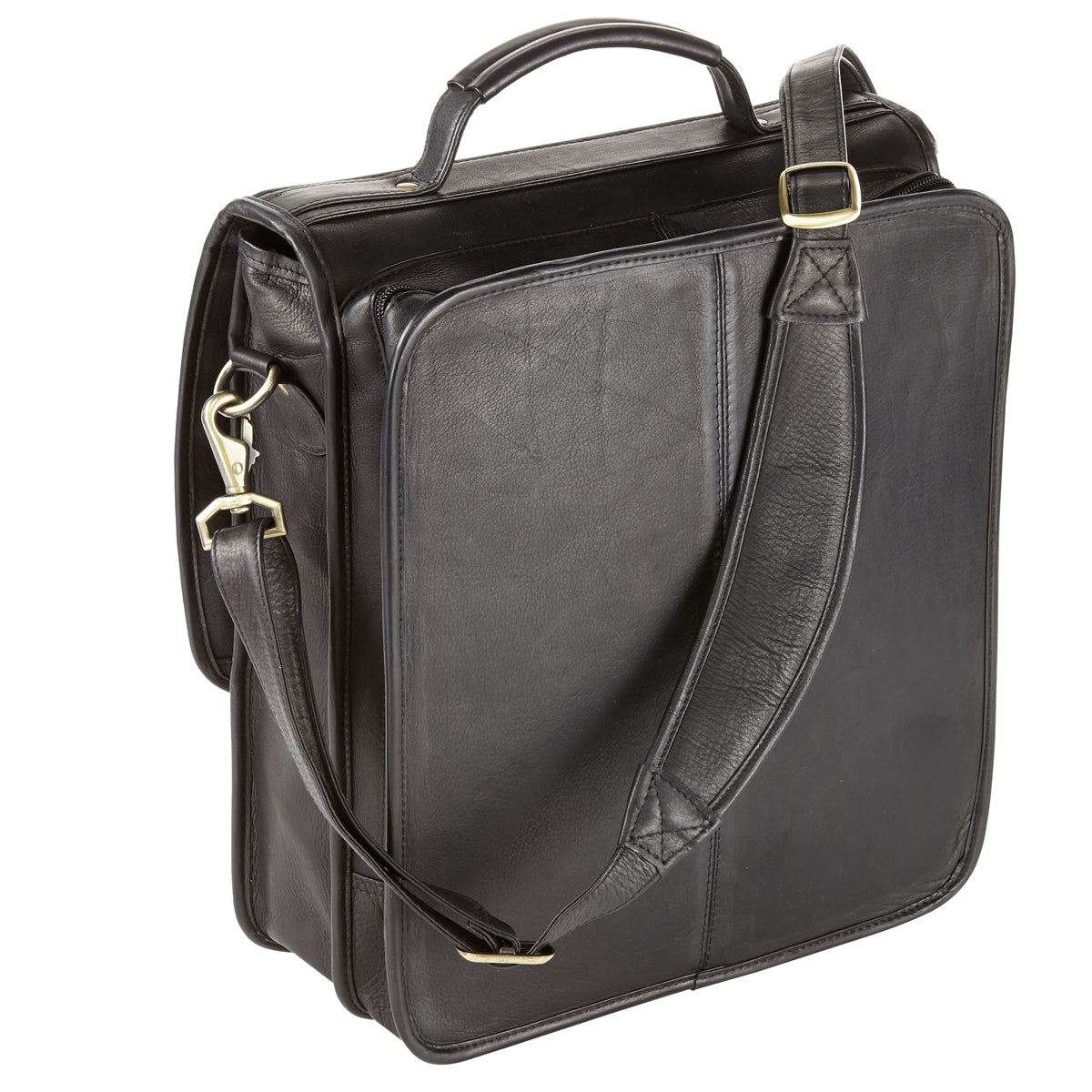 Vachetta Vertical Leather Brief by Clava – CLAVA
