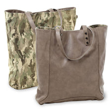 Load image into Gallery viewer, Glam Camo Reversible Tote

